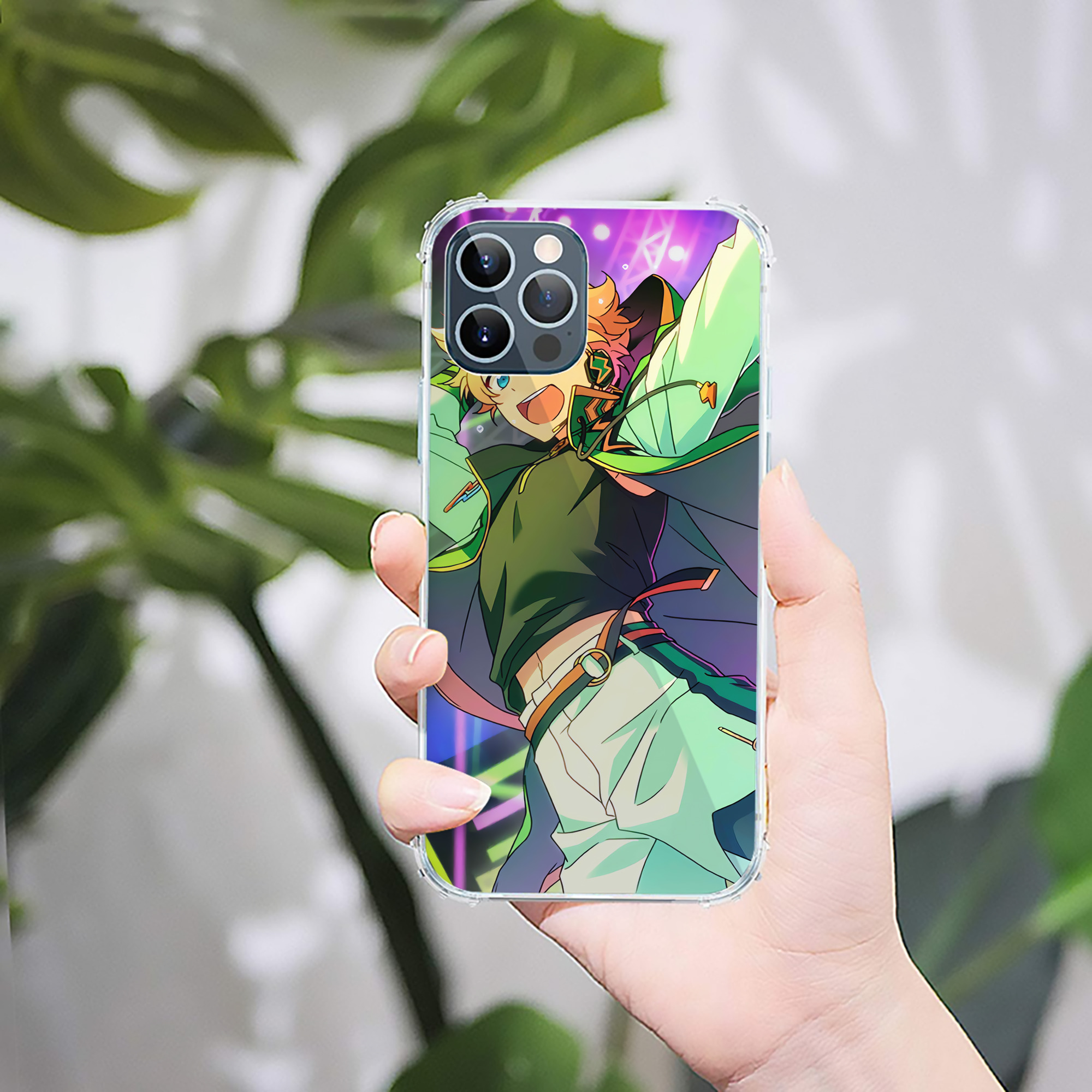 （画像用） あんさんぶるスターズ! Ensemble Stars 【iPhone 12シリーズ対応】透明スマホケース（クリアソフトケース）